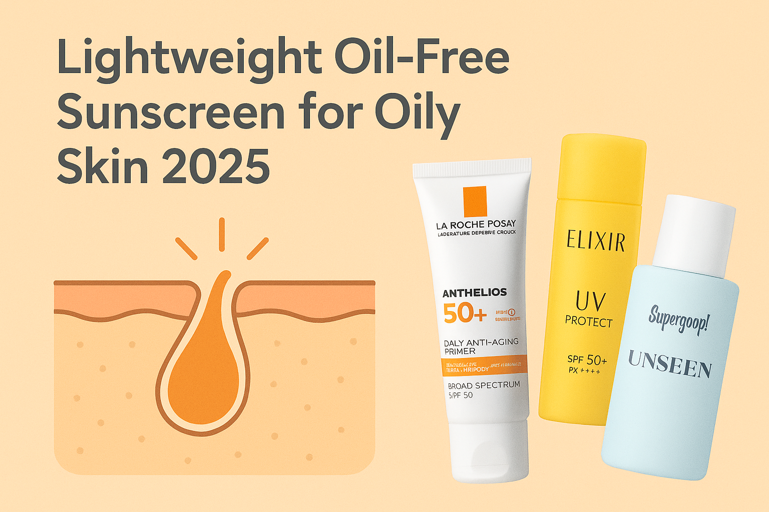 Lightweight Oil-Free Sunscreen for Oily Skin 2025